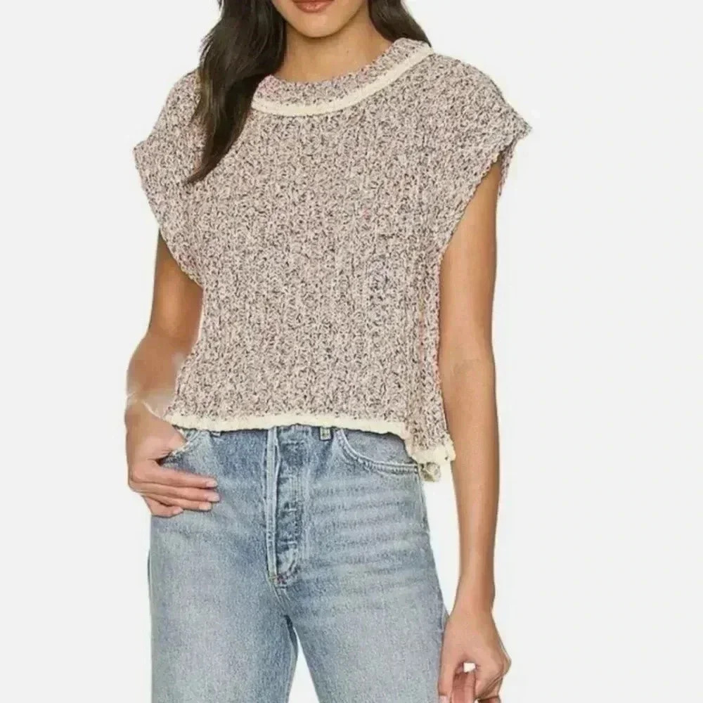 Free People chunky knit sweater vest